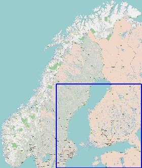 carte de Norvege