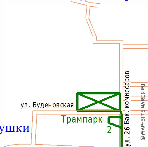 Transport carte de Novotcherkassk