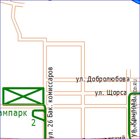 Transport carte de Novotcherkassk