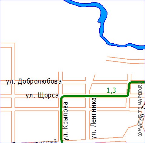 Transport carte de Novotcherkassk