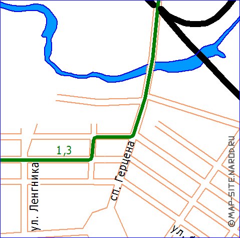 Transport carte de Novotcherkassk