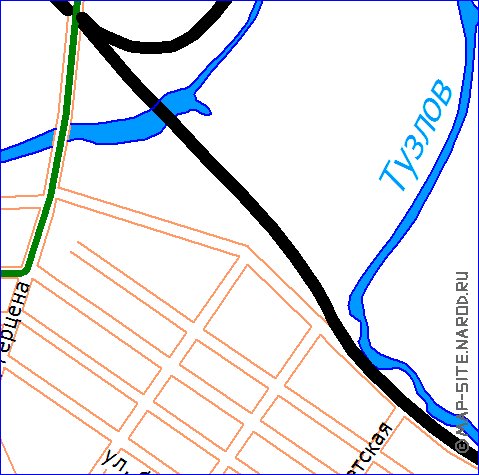 Transport carte de Novotcherkassk