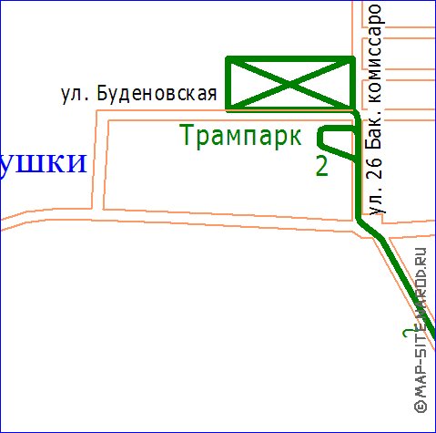 Transport carte de Novotcherkassk