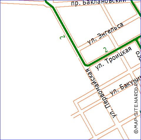 Transport carte de Novotcherkassk