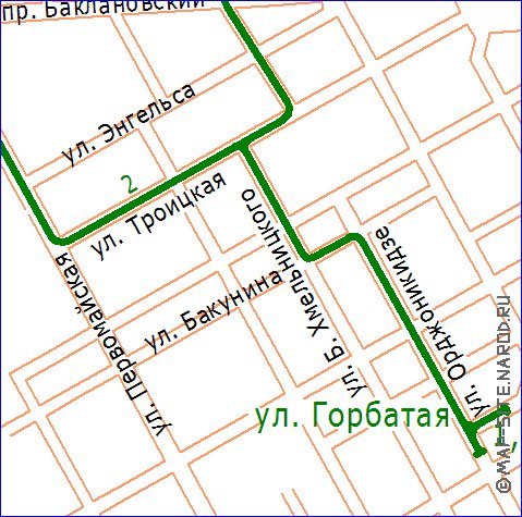 Transport carte de Novotcherkassk