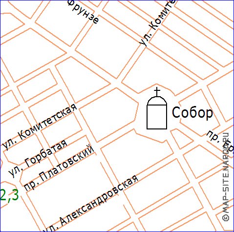 Transport carte de Novotcherkassk