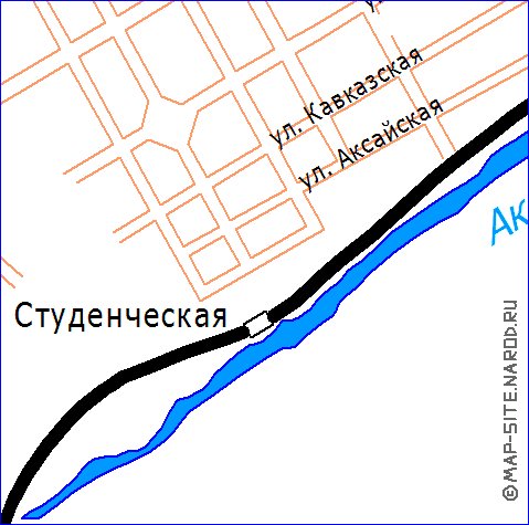 Transport carte de Novotcherkassk