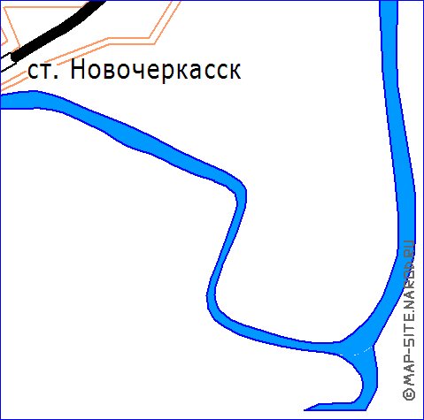 Transport carte de Novotcherkassk