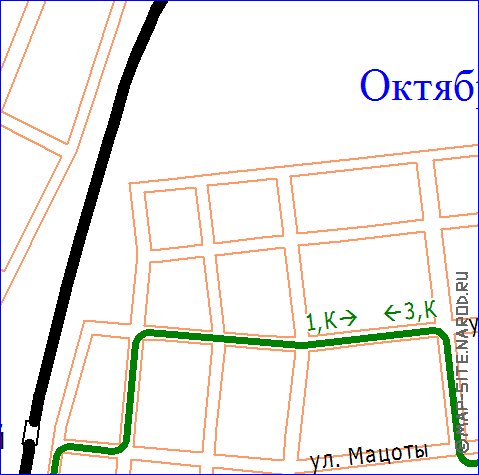 Transport carte de Novotcherkassk