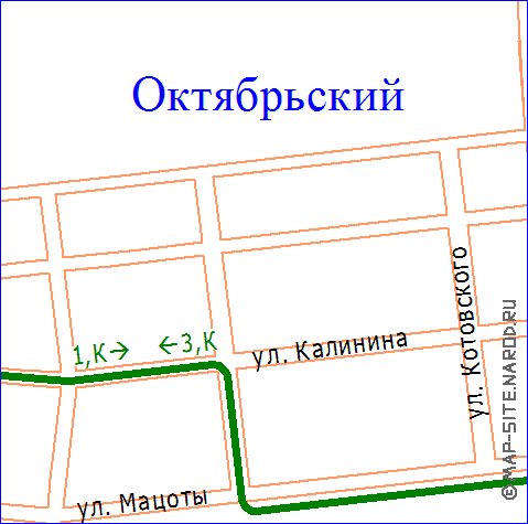 Transport carte de Novotcherkassk