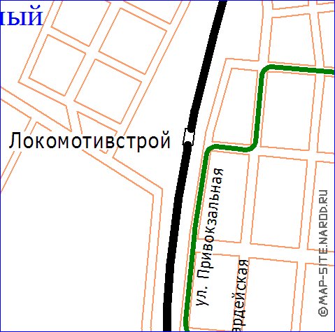 Transport carte de Novotcherkassk