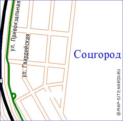 Transport carte de Novotcherkassk