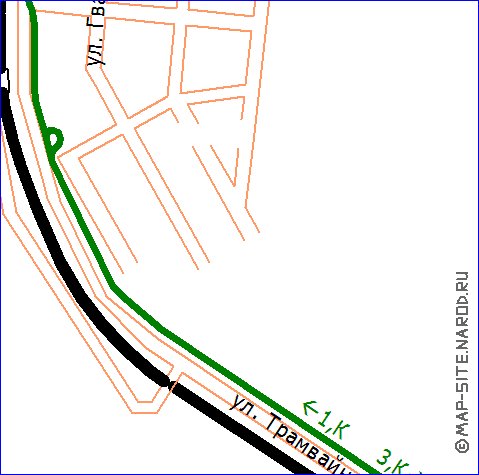 Transport carte de Novotcherkassk