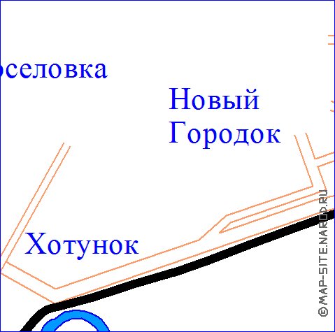 Transport carte de Novotcherkassk