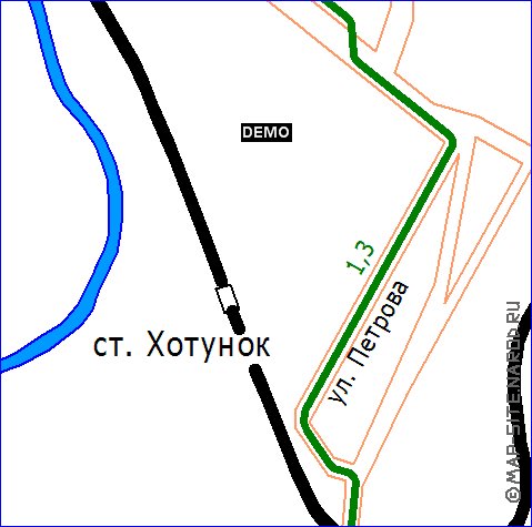 Transport carte de Novotcherkassk