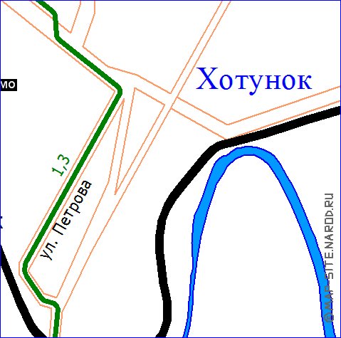 Transport carte de Novotcherkassk