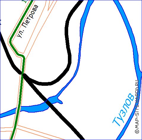 Transport carte de Novotcherkassk