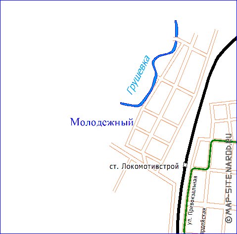 Transport carte de Novotcherkassk