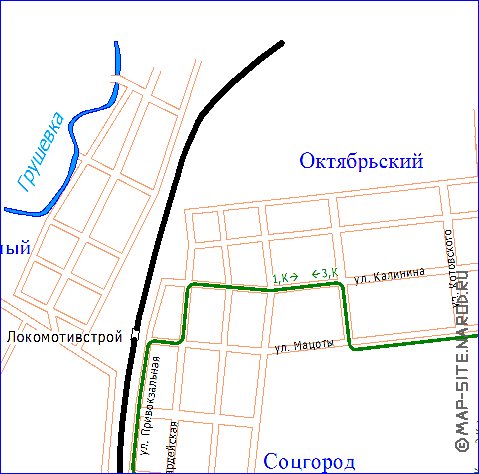 Карта поселок донской новочеркасск