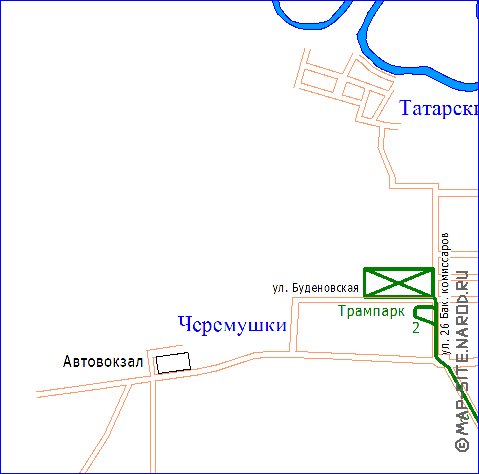 Transport carte de Novotcherkassk