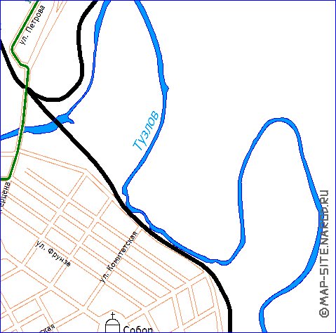 Transport carte de Novotcherkassk