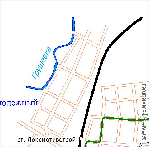 Transport carte de Novotcherkassk