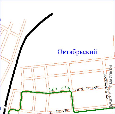 Transport carte de Novotcherkassk