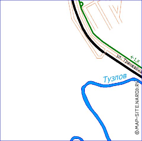 Transport carte de Novotcherkassk