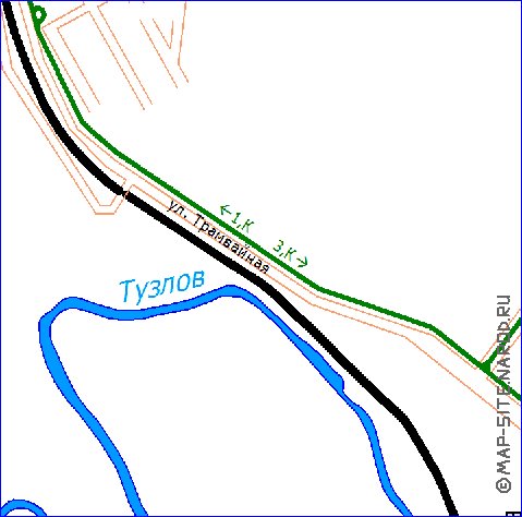 Transport carte de Novotcherkassk