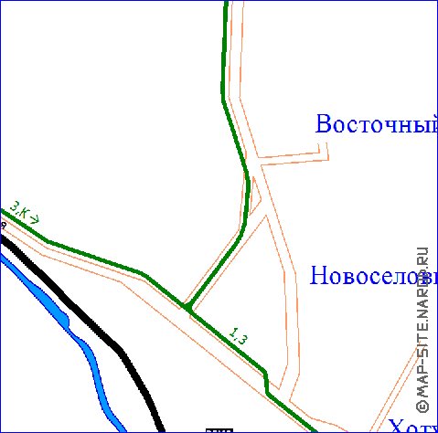 Transport carte de Novotcherkassk