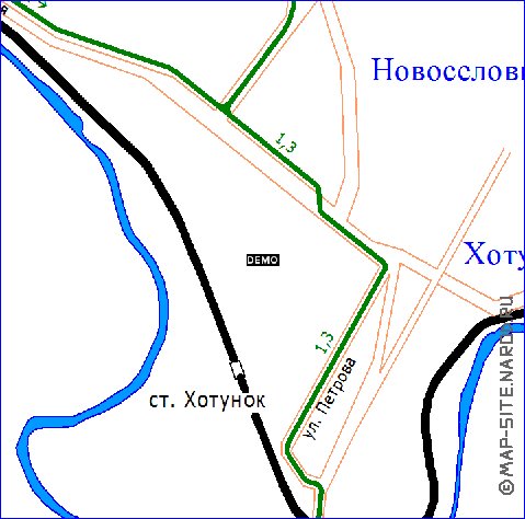 Transport carte de Novotcherkassk