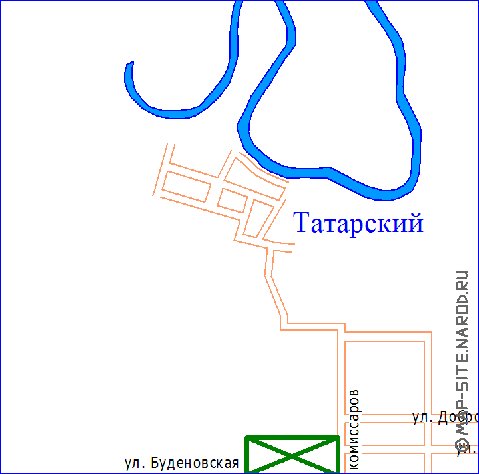 Transport carte de Novotcherkassk