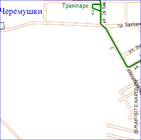 Transport carte de Novotcherkassk