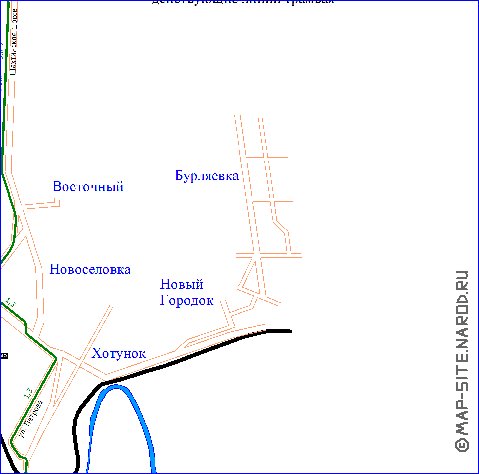 Transport carte de Novotcherkassk