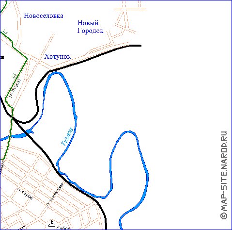 Transport carte de Novotcherkassk