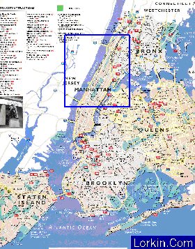 mapa de Nova Iorque